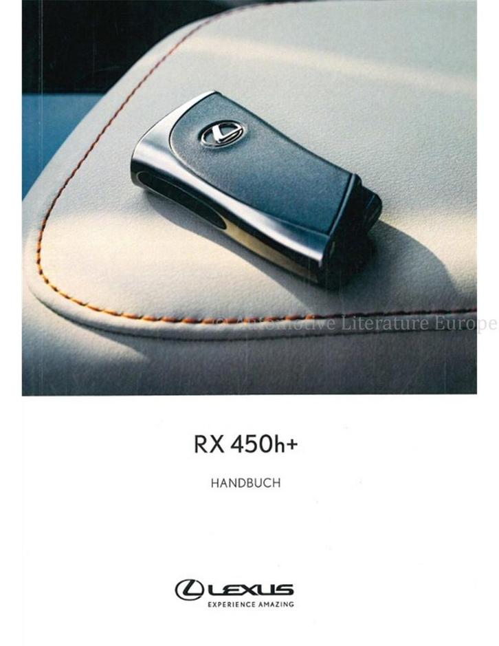2021 LEXUS RX 450H+ INSTRUCTIEBOEKJE DUITS, Auto diversen, Handleidingen en Instructieboekjes