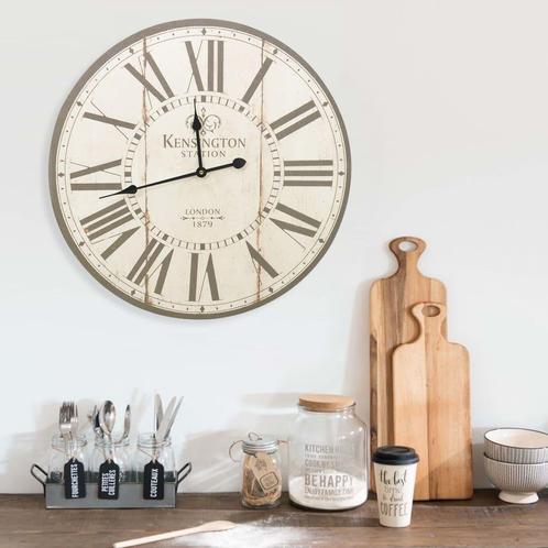 vidaXL Wandklok vintage stijl 60 cm Londen, Maison & Meubles, Accessoires pour la Maison | Horloges, Envoi