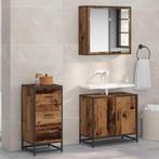 vidaXL Dressoir Oudhout 35.5 x 35 x 76 cm, Huis en Inrichting, Verzenden, Nieuw