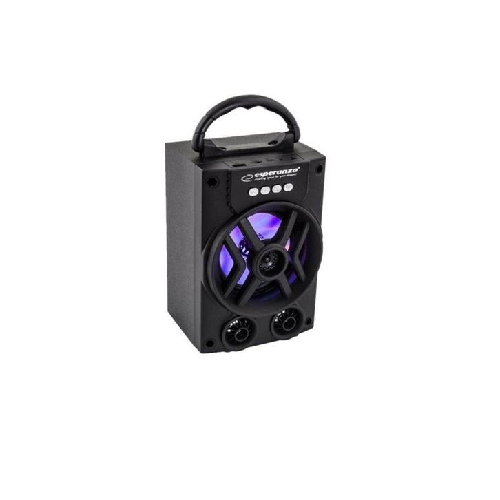 Esperanza Rhythm EP130 draagbare BT luidspreker 5W zwart, Audio, Tv en Foto, Luidsprekerboxen, Nieuw, Ophalen of Verzenden