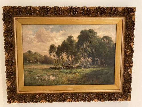William Greaves (1852-1938) - Sherwood forest landscape, Antiek en Kunst, Kunst | Schilderijen | Klassiek