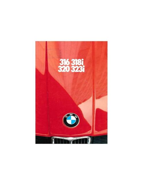 1980 BMW 3 SERIE BROCHURE DUITS, Livres, Autos | Brochures & Magazines, Enlèvement ou Envoi