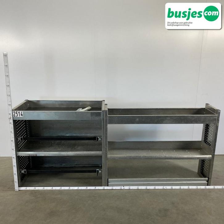 Aluca aluminium bedrijfswageninrichting gebruikt (nr 2514), Auto-onderdelen, Overige Auto-onderdelen, Gebruikt, Verzenden