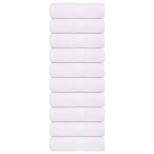 vidaXL Zeepdoekjes 10 st 30x30 cm 360 g/m² 100% katoen wit, Huis en Inrichting, Badkamer | Badtextiel en Accessoires, Nieuw, Verzenden