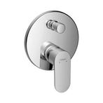 Badmengkraan Inbouw HansGrohe Rebris S Eengreeps Met, Doe-het-zelf en Bouw, Ophalen of Verzenden, Nieuw, Chroom, Kraan