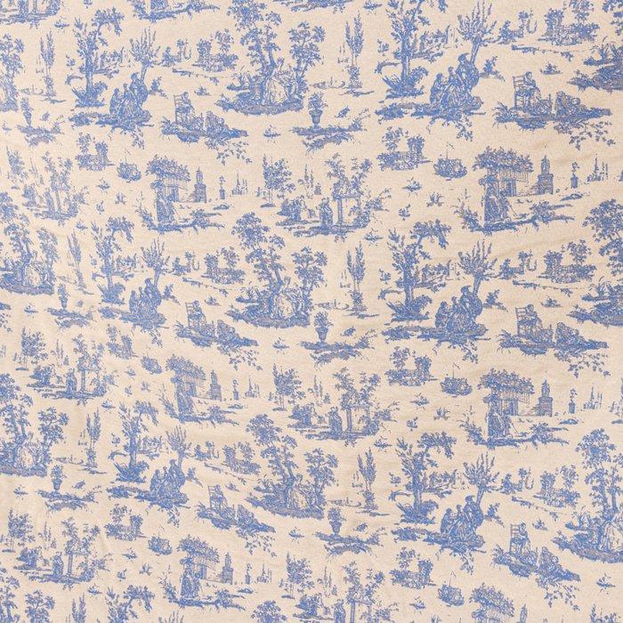 BA072 - Toile de Jouy Gobelin Azzurro – Zware stof voor, Antiquités & Art, Tapis & Textile