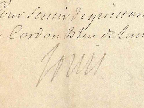 Le Grand Vendôme - pièce signée au recto et au verso - 1650, Verzamelen, Film en Tv