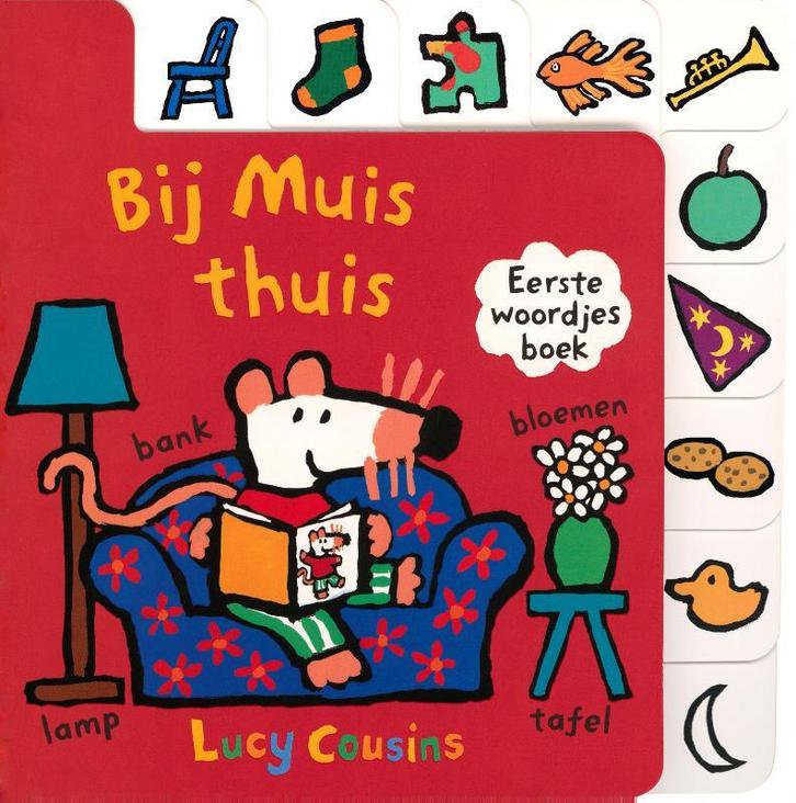 Bij Muis thuis / Muis 9789025876678 Lucy Cousins, Boeken, Kinderboeken | Baby's en Peuters, Zo goed als nieuw, Verzenden