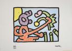 Keith Haring – Offset Lithografie, 50×70 cm, Gecertificeerd, Antiek en Kunst, Kunst | Litho's en Zeefdrukken