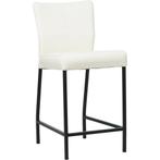 Set van 10 Leren barkrukken Revolt laag - Toledo Bianco, Ophalen of Verzenden