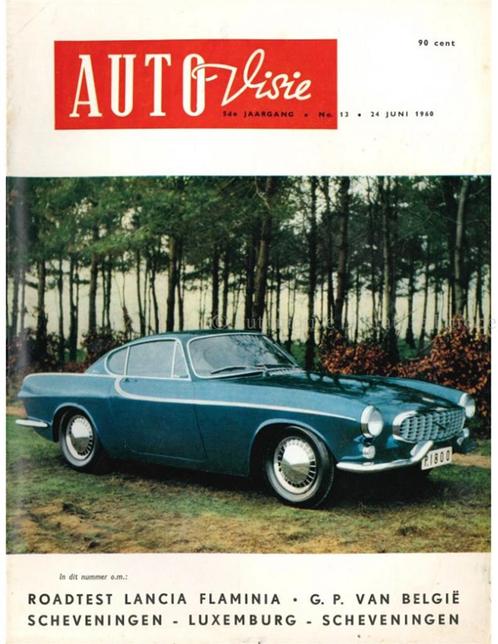 1960 AUTOVISIE MAGAZINE 13 NEDERLANDS, Livres, Autos | Brochures & Magazines