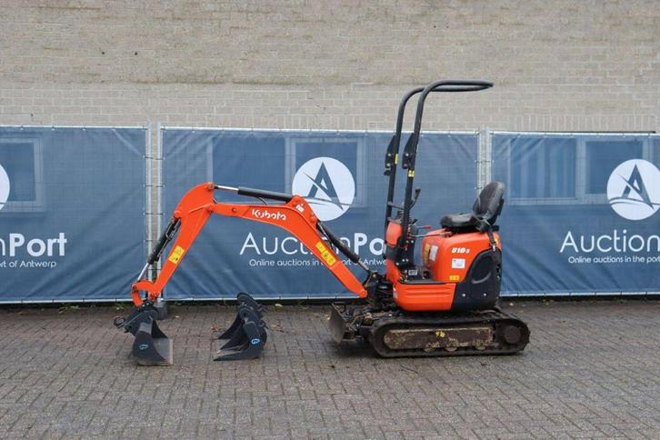 Veiling: Minigraver Kubota U10-3 Diesel 7.4kW, Zakelijke goederen, Machines en Bouw | Kranen en Graafmachines, Ophalen