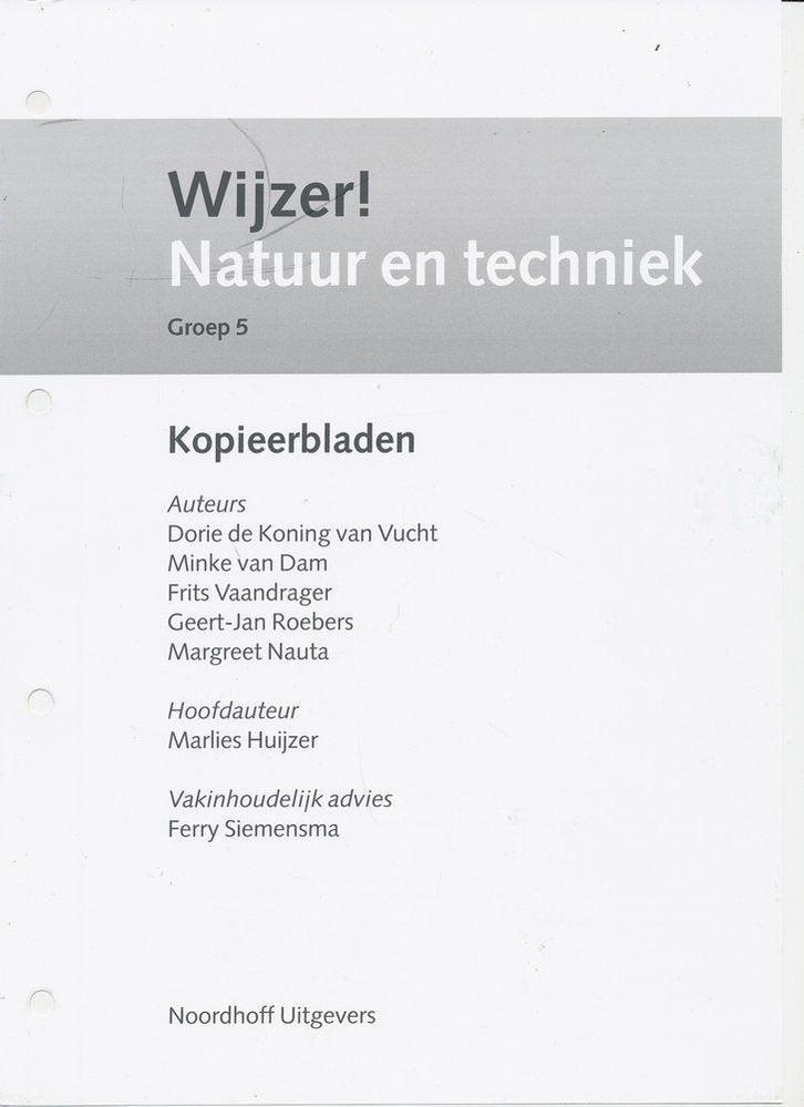 Wijzer! Natuur en Techniek kopieerbladen groep 5, Boeken, Schoolboeken, Verzenden