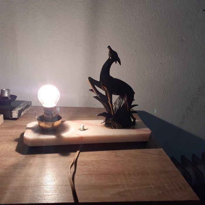 Tafellamp - Marmer, Antiek en Kunst, Curiosa en Brocante