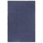 vidaXL Tapis rectangulaire Bleu marine 180x250 cm Coton, Maison & Meubles, Ameublement | Tapis & Moquettes, Neuf, Verzenden
