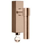 Draaikiepgarnituur PIET BOON PBL20-DKLOCK PVD licht brons, Nieuw, Overige materialen, Klink of Kruk