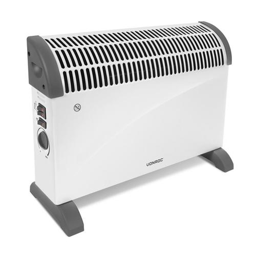 Convectorkachel – 2000W – Wit | Met 3 standen en Turbo, Doe-het-zelf en Bouw, Verwarming en Radiatoren, Nieuw, Verzenden