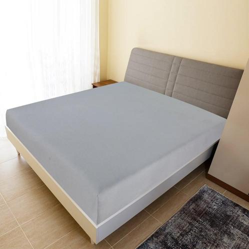 vidaXL Hoeslakens 2 st jersey 140x200 cm katoen grijs, Huis en Inrichting, Slaapkamer | Beddengoed, Nieuw, Verzenden