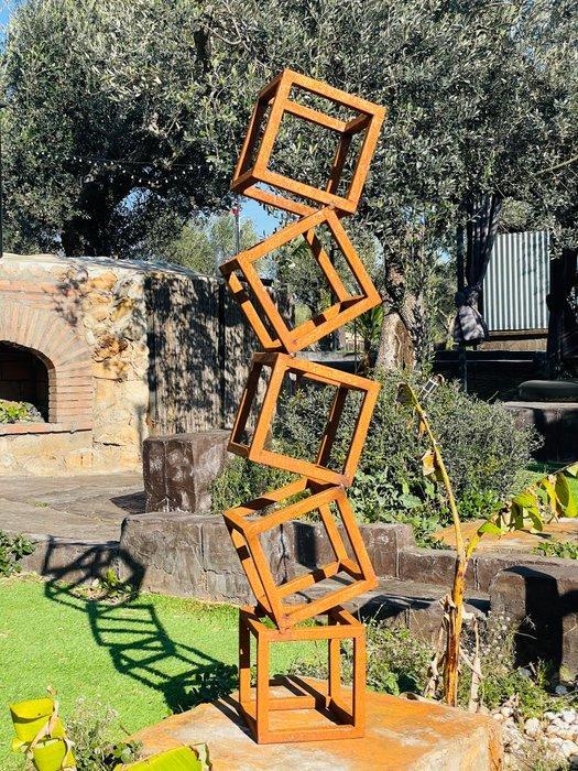 Ana Lucia B.M - Sculpture Corten - XXL - NO Reserve, Antiquités & Art, Art | Objets design