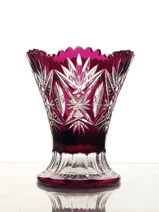 Val Saint Lambert - Hubert Fouarge - Vase - Cristal, Antiek en Kunst, Antiek | Glaswerk en Kristal