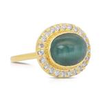 Bague - 18 carats Or jaune - 7.82ct. tw. Tourmaline -, Handtassen en Accessoires, Ringen, Nieuw