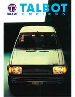 1982 TALBOT HORIZON BROCHURE NEDERLANDS, Ophalen of Verzenden, Nieuw