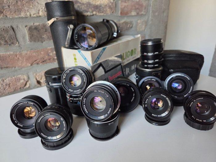 Yashica, Fuji, Canon groot Yashica lot oa 50mm 1.9 + 50mm, TV, Hi-fi & Vidéo, Appareils photo analogiques