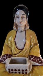 Brûle-parfum - Porcelaine - Lampe à parfum Art Deco