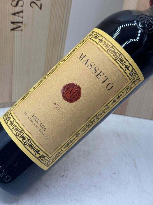 2021 Masseto - Toscane - 1 Fles (0,75 liter), Verzamelen, Wijnen