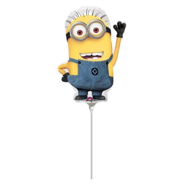 Minions Helium Ballon Leeg 35,5cm, Hobby en Vrije tijd, Feestartikelen, Nieuw, Verzenden
