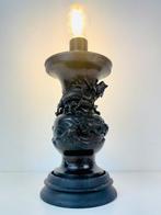 Lamp - Japanse tafellamp draak meij periode stijl - Hars,