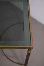 Salontafel - Messing, Glas