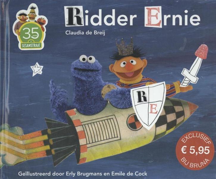 Ridder Ernie / Sesamstraat 9789086511785, Boeken, Kinderboeken | Kleuters, Gelezen, Verzenden