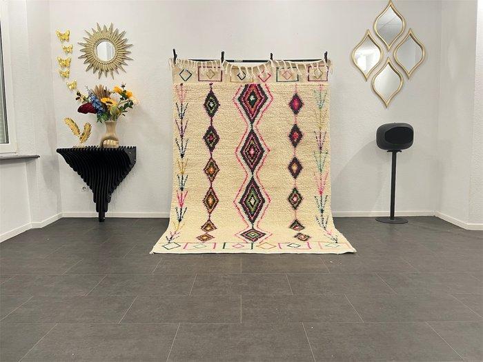 Berber, Bohemien Marokkaans wollen tapijt - Tapijt - 251 cm, Huis en Inrichting, Stoffering | Tapijten en Vloerkleden