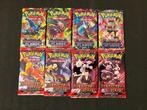 Pokémon - 8 Booster pack - Lot de boosters Pokémon Scarlet &, Hobby en Vrije tijd, Nieuw