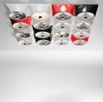 Stilnovo - studio Nizzoli - Wandlamp - Goleta wit/aluminium