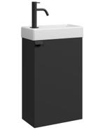 Toiletmeubel Apollo 40 x 22 cm Mat Zwart Fonteinmeubel, Verzenden