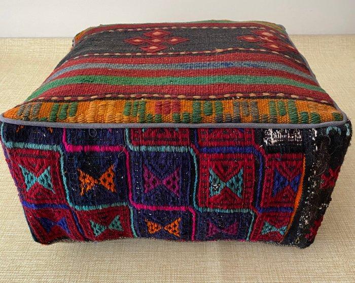 Kelim Poef - Kelim - 48 cm - 48 cm, Antiek en Kunst, Kunst | Designobjecten