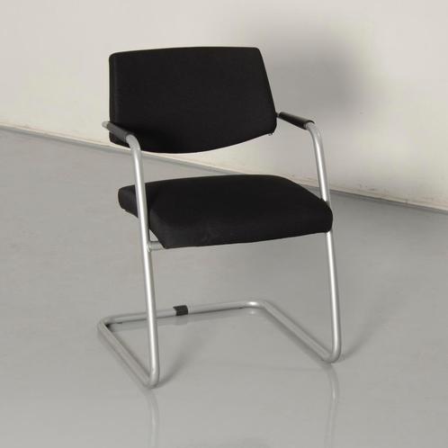 Sitland vergaderstoel, zwart,sledeframe, Huis en Inrichting, Stoelen, Gebruikt, Ophalen of Verzenden