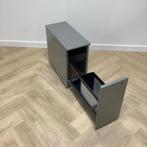 Tweedehands smalle ladeblok vv 2 lades, (hxbxd) 54x26x58 cm,, Huis en Inrichting, Kasten | Ladekasten, Gebruikt, Metaal