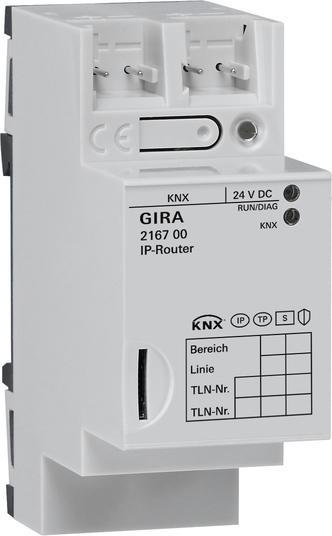 Gira Knx Ip Routeur Avec Sécurisation Des Données - 216700, Doe-het-zelf en Bouw, Elektriciteit en Kabels, Verzenden