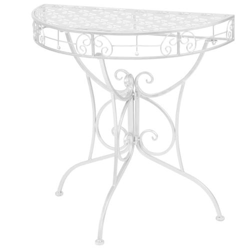 Bijzettafel Vintage Zilver | Retour Deal | 40% Korting, Huis en Inrichting, Tafels | Bijzettafels, 60 cm of meer, 55 tot 75 cm