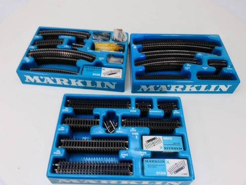 Schaal H0 Set Märklin rails met toebehoren #3089 (H0 (1:87), Hobby en Vrije tijd, Modeltreinen | H0, Wisselstroom, Analoog, Gebruikt