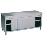 Tafel op kast met 2 schuifdeuren, Verzenden, Nieuw in verpakking, Inox Meubilair