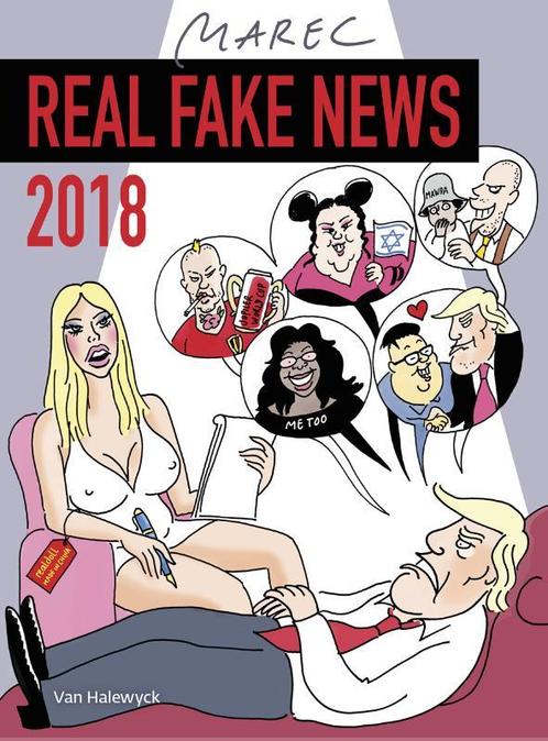 Real fake news 2018 9789461319326 Marec, Boeken, Stripverhalen, Zo goed als nieuw, Verzenden