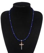 Lapis lazuli - Exorcisme - Kruis van Sint-Benoît -