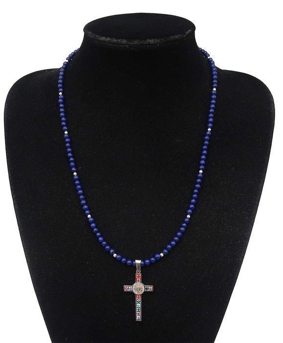 Lapis lazuli - Exorcisme - Kruis van Sint-Benoît -, Antiek en Kunst, Antiek | Boeken en Manuscripten