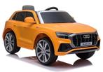 Audi Q8 - SUV kinderauto - elektrisch bestuurbaar - geel, Nieuw, Ophalen of Verzenden