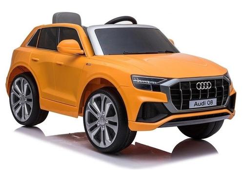 Audi Q8 - SUV kinderauto - elektrisch bestuurbaar - geel, Kinderen en Baby's, Speelgoed | Buiten | Accuvoertuigen, Nieuw, Ophalen of Verzenden