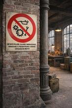 Panneau industriel italien vintage années 1950–1960 – « Il